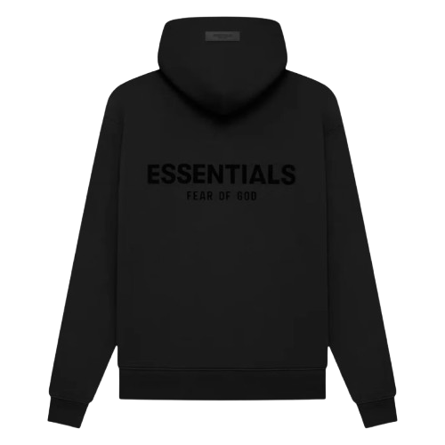 FEAR OF GOD Essentials Hoodie — Black/Grey