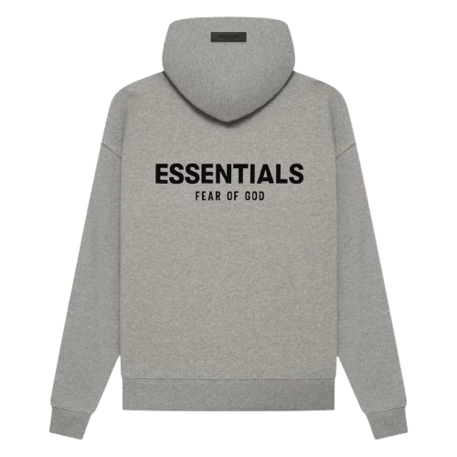 FEAR OF GOD Essentials Hoodie — Black/Grey